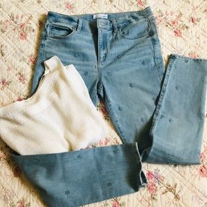 Loft skinny jeans like new never worn size 8